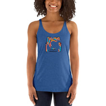 Load image into Gallery viewer, #HerJeepLife Abstract Jeep Women&#39;s Racerback Tank
