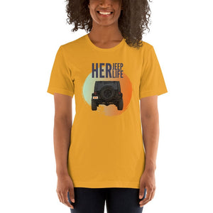 HerJeepLife Retro Orange Sunset Premium T-Shirt