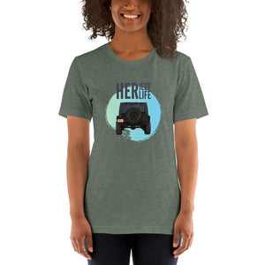 HerJeepLife Retro Blue Sunset Premium T-Shirt