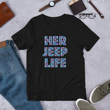 Load image into Gallery viewer, HerJeepLife Sugar Skull Jeep Premium T-Shirt