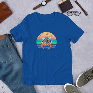 #HerJeepLife Vintage Sunset Premium T-Shirt