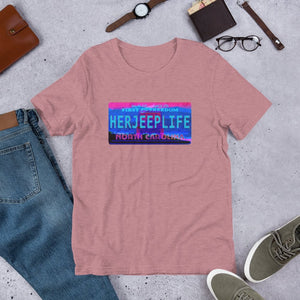 HerJeepLife NC License Plate Premium T-Shirt