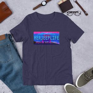 HerJeepLife NC License Plate Premium T-Shirt