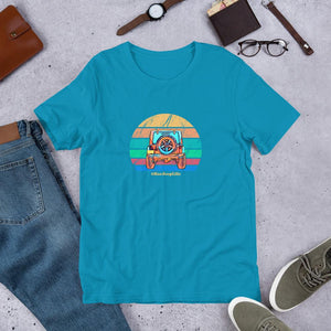 #HerJeepLife Vintage Sunset Premium T-Shirt