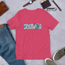 Load image into Gallery viewer, HerJeepLife License Plate Premium T-Shirt
