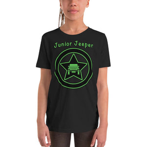 Junior Jeeper Short Sleeve T-Shirt, Green Jeep